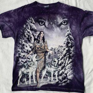 1998 The Mountain Purple Native American Wolf